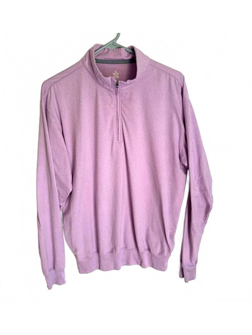 Turtleson Siro Men’s 1/4 Zip Pullover Medium Lavender Purple Golf Performance